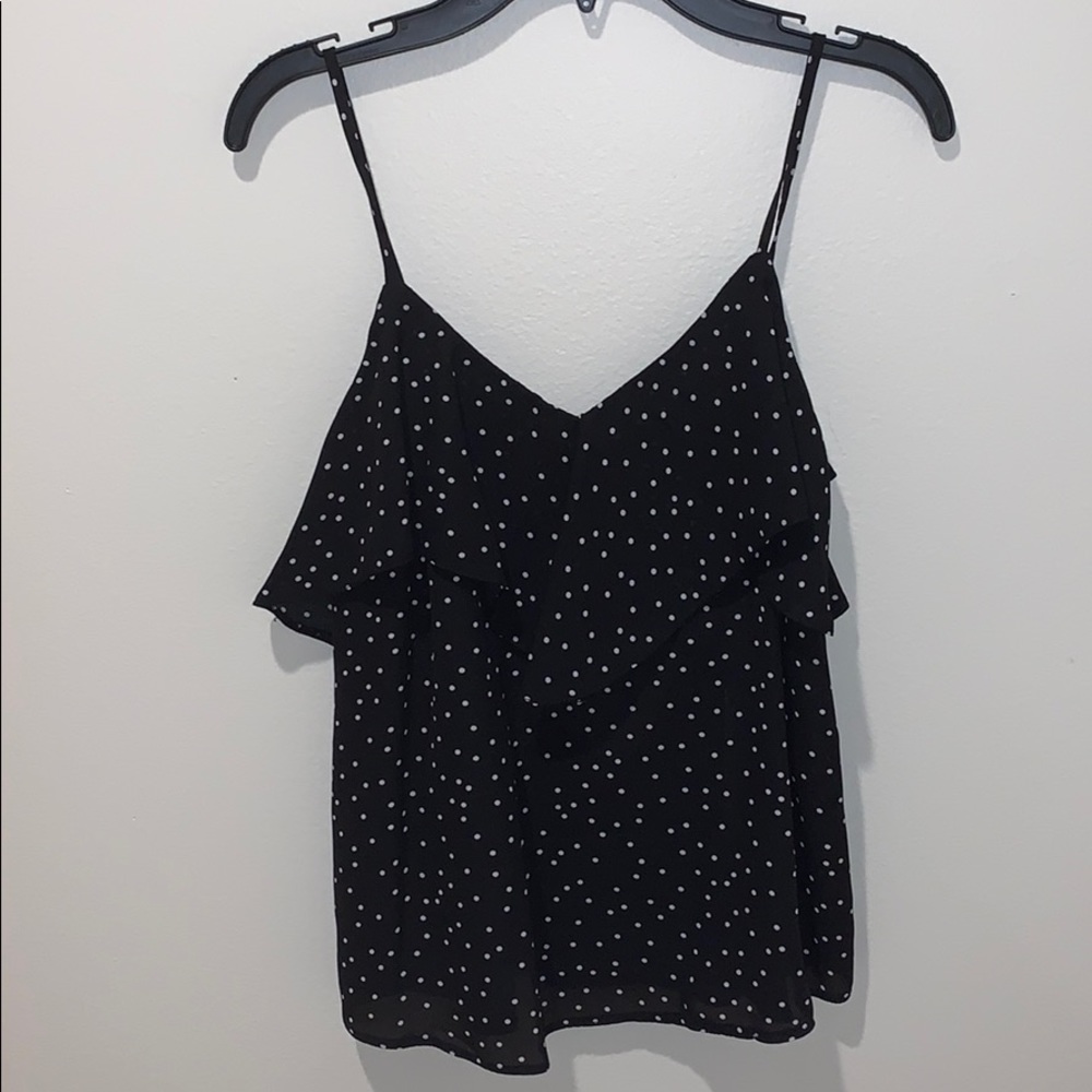 polka dot ruffle cami - Picture 2 of 3